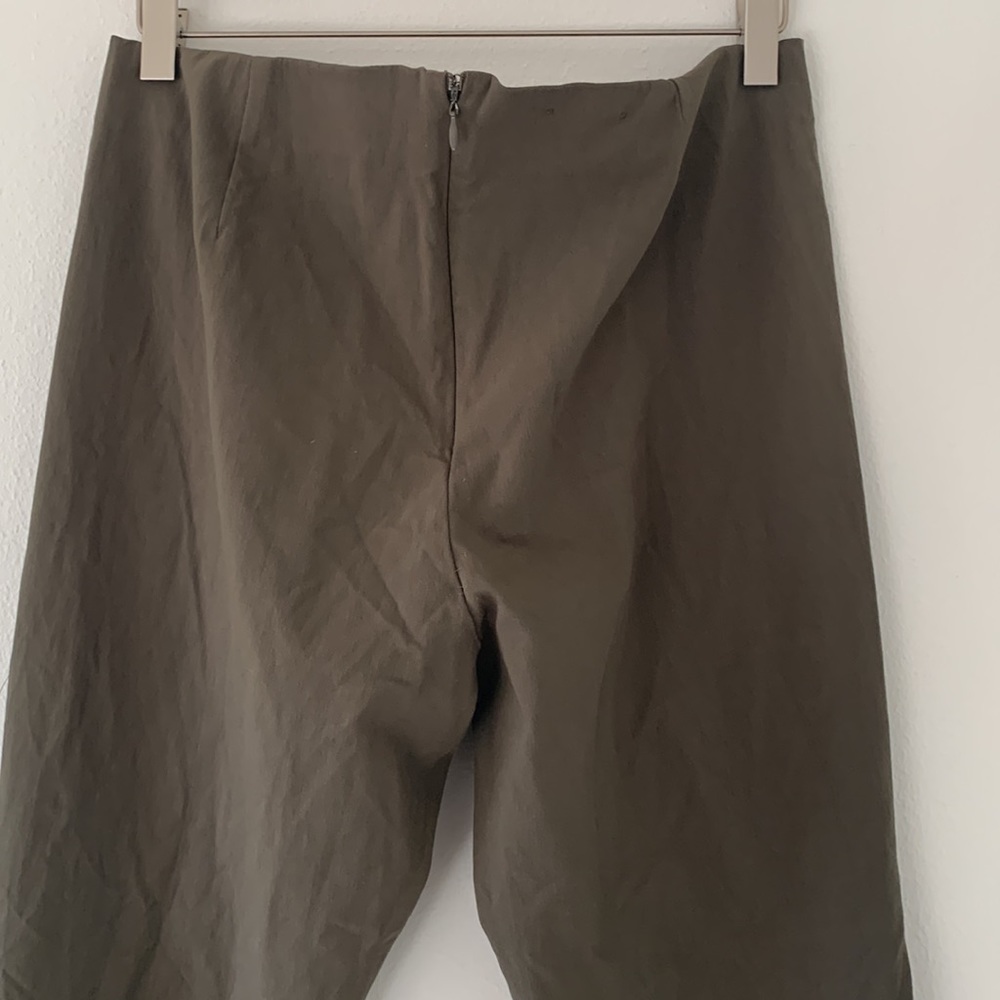 Who What Wear Olive Skinny Crop Stretch Pants - Picture 7 of 11